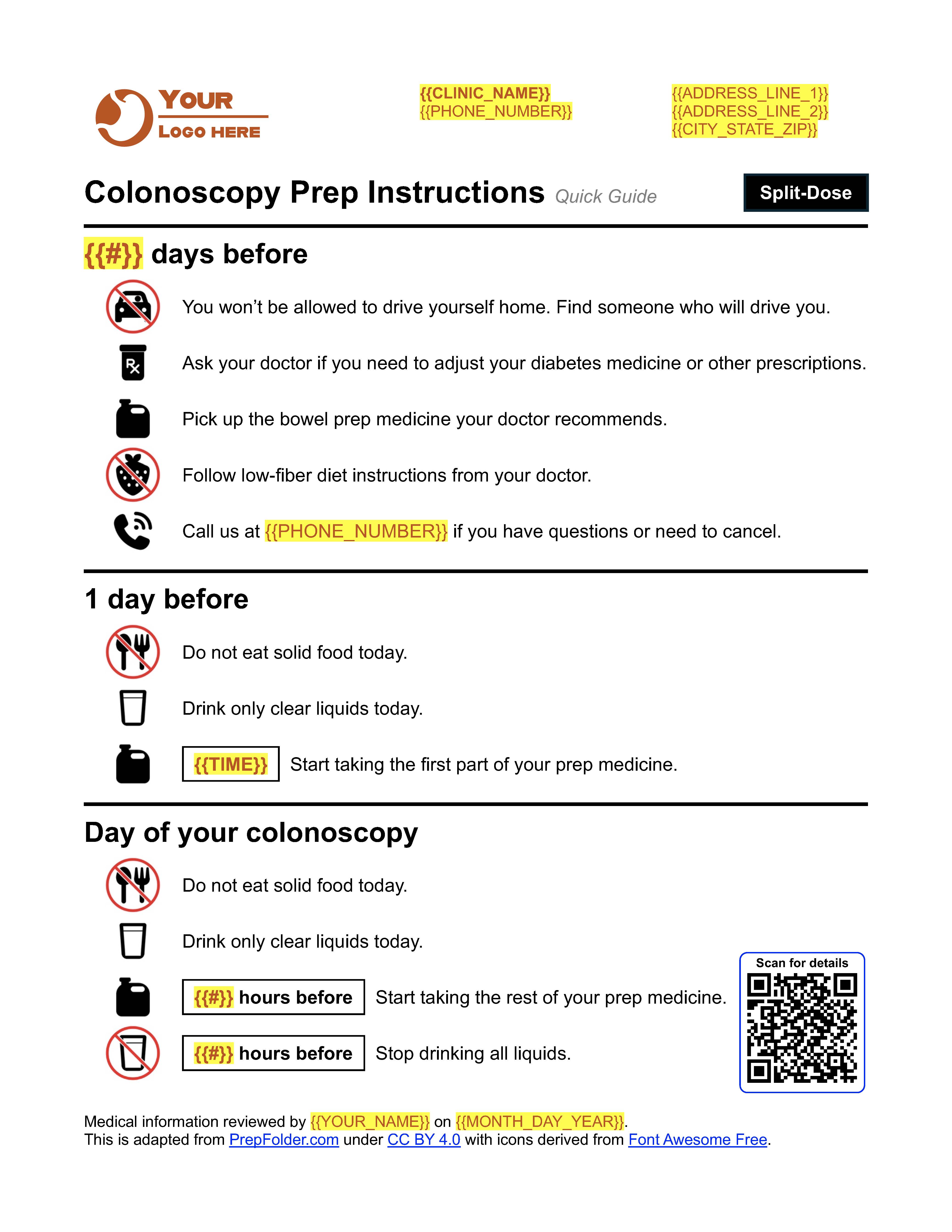 Quick guide template thumbnail