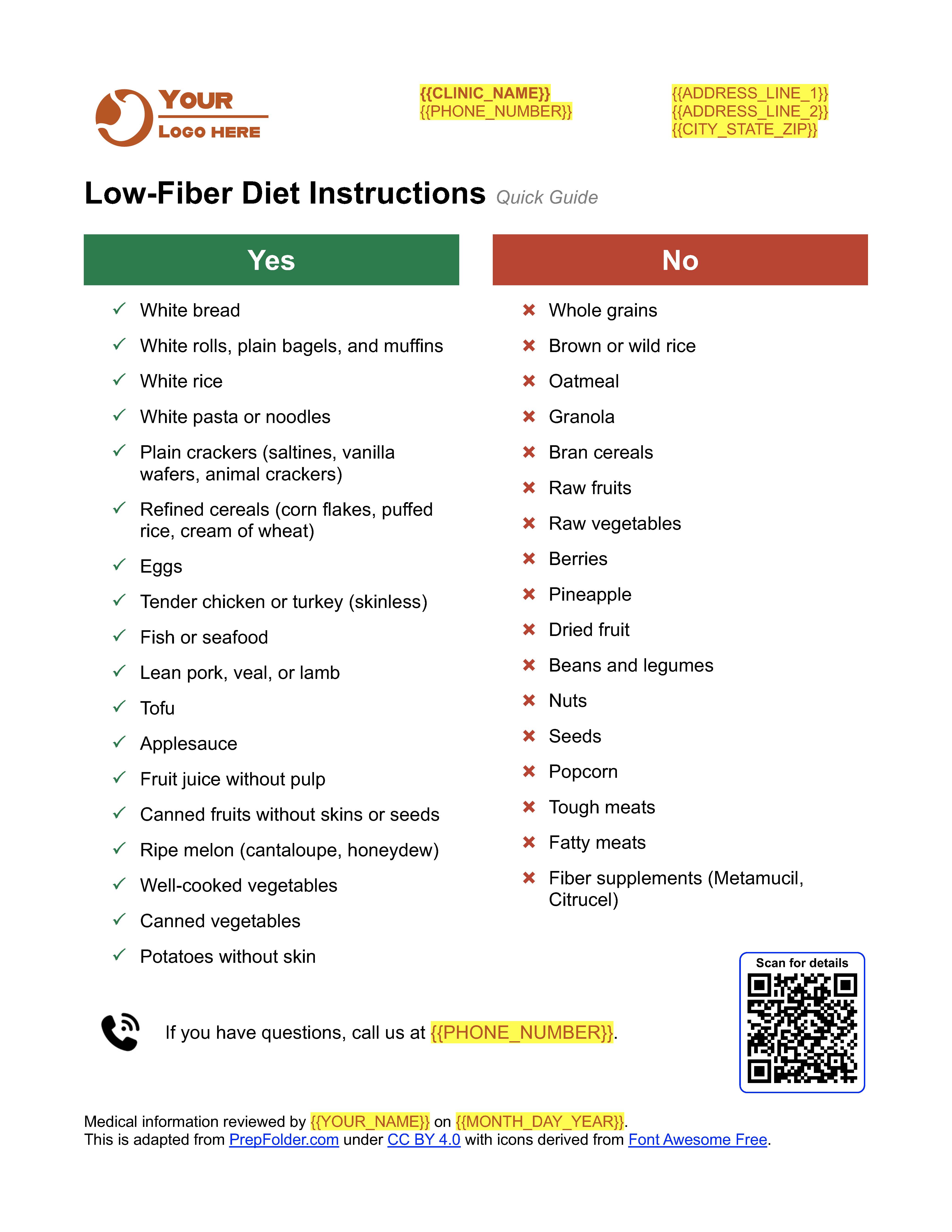 Quick guide template thumbnail